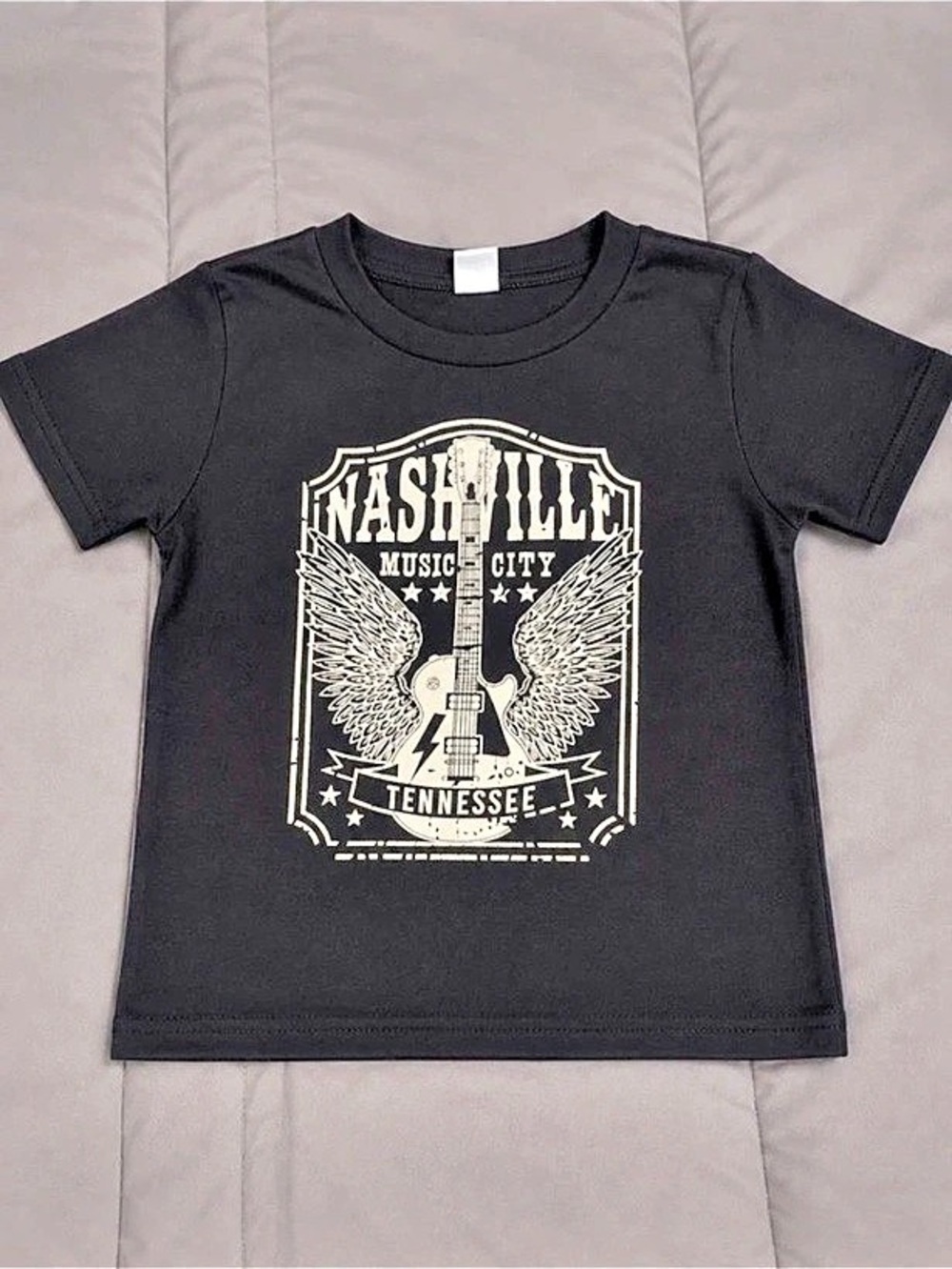 Toddler Nashville Tennessee Music City Graphic T-Shirt 2T